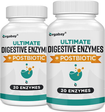 Digestive Enzymes 1000Mg With Postbiotics, 20 Enzyme Blend For Bloating, Optimal Digestion And Gut Function, 120 Veggie Capsules