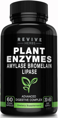 Advanced Plant-Based Digestive Enzymes: Boost Gut & Immune Health With Aspergillopepsin, Amylase, Bromelain & More For Bloating Relief & Overall Digestion