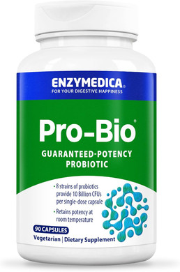 Enzymedica, Pro-Bio, Shelf Stable, Stomach-Acid Resistant Probiotic For Healthy Digestion, 10 Billion Cfu, 120 Count