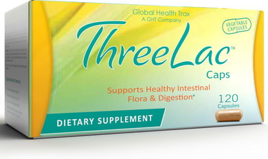 Global Health Trax Ght - Threelac Probiotic Capsules, 120 Count - Comprehensive Digestive Support For Men, Women, And Children - Immune System And Gut Balance, Non-Gmo