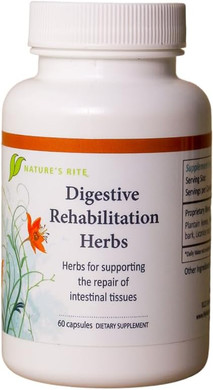 Nature'S Rite Digestive Enzymes, Gut Health Rehabilitation All Natural Herbs, Fast Acting 60 Capsules