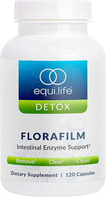 Equilife - Florafilm, Gut Health Supplement, Supports Natural Detoxification, Aids Digestion, Provides Immunity Support, Contains Key Digestive Enzymes, Non-Gmo, Vegan, Gluten-Free (120 Capsules)