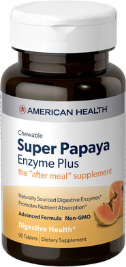 American Health Multi-Enzyme Plus, Super Papaya, 360 Count