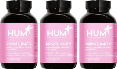 Hum Private Party - Vaginal Probiotics For Women'S Health, Ph Balance Supplement, And Urinary Tract Support With Cranberry & Lactobacillus Blend | Cranberry Pills, (30 Capsules)