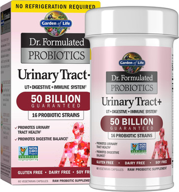 Garden Of Life, Dr. Formulated Probiotics Urinary Tract, 60 Count