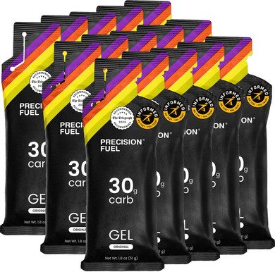 Precision Fuel 30 Energy Gels - Mild, Neutral Flavour Running Gels For Endurance Athletes, 30G Carbohydrate, Easy-To-Digest, Perfect For Running & Long-Duration Sports (Original, 30 Gels)