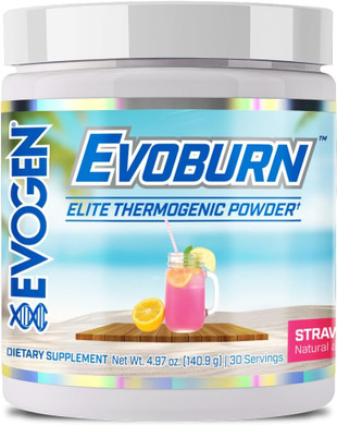 Evogen Evoburn - Thermogenic Fat Burner For Men & Women | Energy, Focus & Appetite Control | Advanced Metabolism Booster Fat Burner Formula With Mitoburn & Caffeine | Strawberry Lemonade | 30 Servings