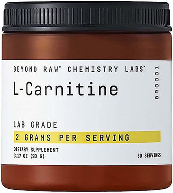 Beyond Raw Chemistry Labs L-Carnitine Powder, Fuels Exercise And Supports Recovery, 30 Servings