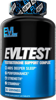 Evl Testosterone Booster For Men - Post Workout Recovery Testosterone Support Supplement With Dim Plus D Aspartic Acid And Fenugreek And Tribulus - Evltest For Men Post Workout Supplement