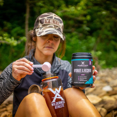 Wilderness Athlete - Hydrate & Recover | Liquid Hydration Powder Electrolyte Drink Mix - Recover Faster With Bcaas - Hydrate Powder With 1000Mg Of Vitamin C - 30 Serving Tub (Grape)