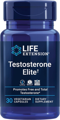 Life Extension Testosterone Elite  Testosterone Production Support Supplement For Men - With Luteolin, Pomegranate And Cacao Seed Extract  Gluten-Free, Non-Gmo, Vegetarian  30 Capsules