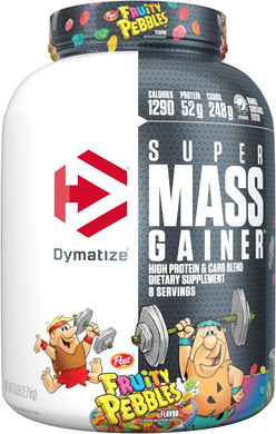 Dymatize Super Mass Gainer Protein Powder, Gourmet Vanilla, 52G Protein, 1G Creatine, 1280 Calories, 10.7G Bcaas, 245G Carbs, Contains Whey Protein Powder, Isolate, And Casein, Total 16 Servings
