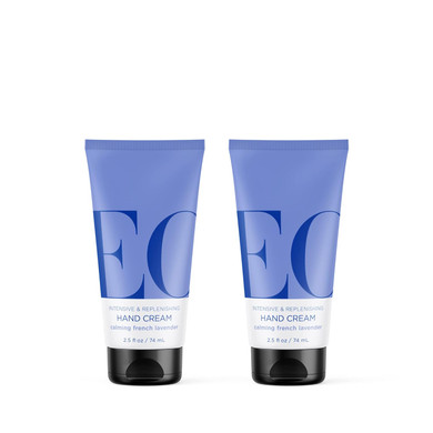Eo Hand Cream, 2.5 Ounce (Pack Of 2), French Lavender, Organic Plant-Based, Moisturizer For Dry Skin