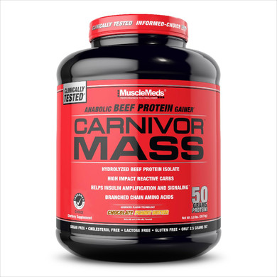 Musclemeds Carnivor Mass Diet Supplement, Vanilla Caramel, 5.78 Pound (002658)