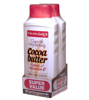 Fruit Of The Earth Bogo Lotion Cocoa Butter With Alo & Vit-E 11 Ounce (325Ml) (6 Pack)