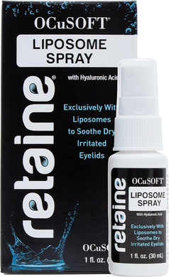 Ocusoft Retaine Liposome Spray 15 Milliliters, Eyelid Spray For Irritated Eyelids Associated With Blepharitis, Dry Eyes, And Meibomian Gland Dysfunction