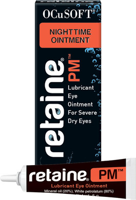 Ocusoft Retaine Pm Nighttime Ointment - Lubricant Eye Ointment For Overnight Dry Eye Comfort - Cools And Soothes Irritated Eyes - 5G Tube