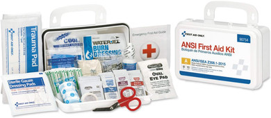 First Aid Only 90754 Bulk Ansi A 10-Person Emergency First Aid Kit For Home, Work, And Travel, 71 Pieces