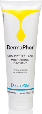 Dermarite'S Dermaphor Skin Protectant, Moisturizing Ointment - Soothes And Shields Dry, Cracked Or Irritated Skin, Unscented - 4 Oz. Tube, 2 Count