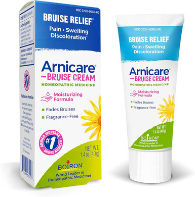 Boiron Arnicare Bruise Cream For Pain Relief From Bruising And Swelling Or Discoloration From Injury - 1.4 Oz