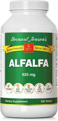 Bernard Jensen'S Alfalfa Leaf Tablets -- 625Mg - 500 Tablets