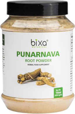 Bixa Botanical Punarnava Powder, Boerhavia Diffusa  Supports Kidney Detox And Liver Health  Steam Treated, Vegan, Non-Gmo, 100% Pure Ayurvedic Herbal Supplement, 16 Oz