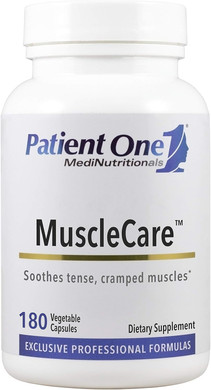Patient One Musclecare | Supplement To Help Soothe Muscle Cramps And Tension* | With Magnesium, Passion Flower, Valerian And More | 180 Capsules