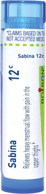 Boiron Sabina 6C Homeopathic Medicine For Menstruation - 80 Pellets