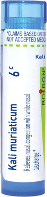 Boiron Kali Muriaticum 30C Homeopathic Medicine For Nasal Congestion - 80 Pellets