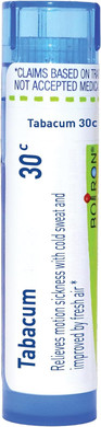Boiron Tabacum 30C Homeopathic Medicine For Motion Sickness With Cold Sweat - 80 Pellets