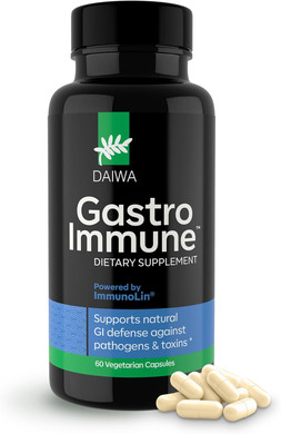 Daiwa Gastroimmune - Gut Health And Immunity Supplement - Non-Gmo, Protein-Based Formula For Digestive Wellness  60 Capsules