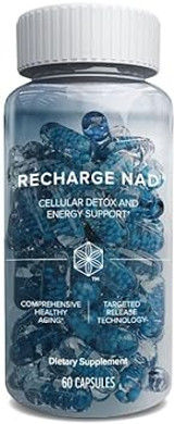 Isagenix Recharge Nad - Cellular Detox, Comprehensive Healthy Aging, And Energy Support - 1 Bottle - 60 Ct Targeted Release Capsules