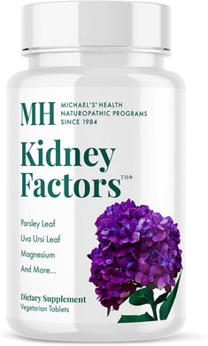 Michael'S Health Naturopathic Programs Kidney Factors - 120 Vegetarian Tablets - Nutrients For Kidney Function - Gluten Free, Kosher - 40 Servings