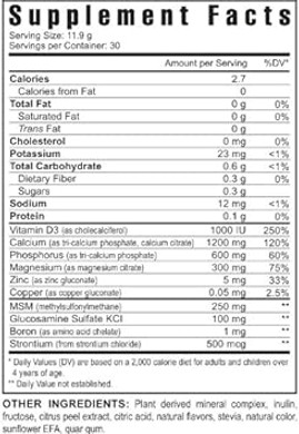 Youngevity Beyond Osteo Fx - Tropical Vanilla | Healthy Bone & Joint Support | Multi-Vitamin Powder | 30 Servings (2 Canisters)