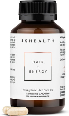Jshealth Vitamins Hair And Energy Formula - Hair & Scalp Support Supplement With Iodine And Zinc - 30 Capsules