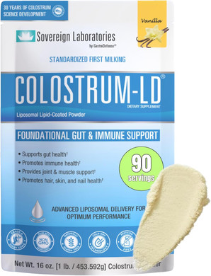 Vsano Colostrum-Ld® Powder, Natural Vanilla Flavor :: 16Oz/453G