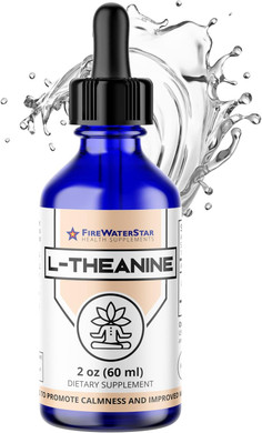 Fws L Theanine Liquid Drops, 200Mg 99% Pure Bioactive L-Theanine, Organic, Natural, Vegan, Non Gmo Helps To Promote Calmness, Relaxation, Improved Mood, Restful Sleep, For Adults And Kids