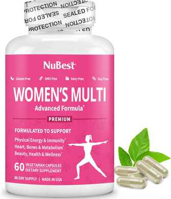 Multivitamin For Men With 38 Key Nutrients, B Complex, D3, A, C, Zinc, Magnesium, Calcium, Asian Ginseng, Ashwagandha, Turmeric For Bones, Muscle, Immunity | 60 Vegan Capsules | 1 Month Supply