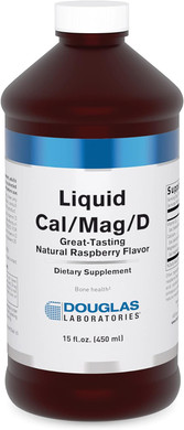 Douglas Laboratories Liquid Cal/Mag/D | Essential Nutrients For Bone Health - 15 Fl. Oz. | Raspberry Flavor