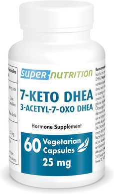 Supersmart 7-Keto Dhea 25Mg - Advanced Dhea Metabolite Supplement | Non-Gmo & Gluten Free - 60 Vegetarian Capsules