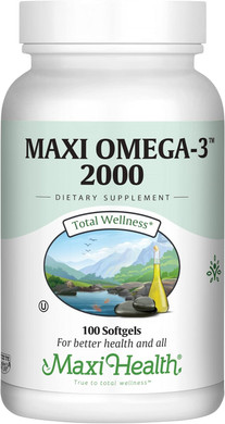 Omega 3 Supplement - Omega-3 Fish Oil 2000Mg - Natural Source Of Epa & Dha - Heart, Brain & Joint Health - Kosher Certified Wild Caught Marine Fish - 200 Vegetarian Softgels By Maxi Health