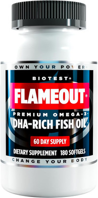 Biotest Flameout Dha-Rich Fish Oil - 4200 Mg Omega-3 - Pharmaceutical Grade Dha & Epa - 90 Softgels (30 Day Supply)