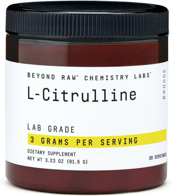 Beyond Raw Chemistry Labs L-Citrulline Powder, Supports Peak Performance, 30 Servings