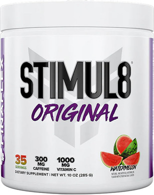 Finaflex Stimul8 Original Pre-Workout, Watermelon - Energy, Strength & Endurance For Men & Women - With Caffeine, Beta-Alanine & Vitamin C - 35 Servings