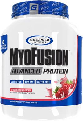 Gaspari Nutrition Myofusion Advanced Protein, Protein Blend With Whey Protein, Casein Protein And Isolate Protein, Low Fat And Gluten Free (Chocolate Peanut Butter Crunch, 2 Pound)