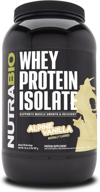 Nutrabio 100% Whey Protein Isolate Protein Powder, 25G Protein With Complete Amino Acid Profile, Soy And Gluten Free, Low Carb And Low Calorie Whey Protein Powder, Cinnamon Sugar Donut, 2 Lbs