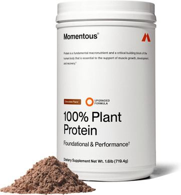 Momentous Vegan Protein Powder - 20 G Plant-Based Protein - Nsf Certified For Sport® - Gluten-Free - Non-Gmo - 22 Servings For Essential Everyday Use - Chocolate