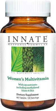 Innate Response Formulas WomenS Multivitamin - Daily Multivitamin For Women - With Vitamins B12, B6, And D3 - Includes Methylated Folate - Made Without 9 Food Allergens - 60 Tablets (30 Servings)