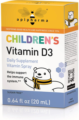 Children'S Vitamin D3 Supplement Spray - Easy To Use D3 Spray For Kids - Natural Multivitamin Spray With Immune Support, Pharmacist Developed (130 Sprays)