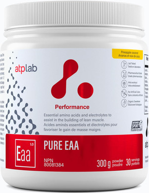 Atp Lab - Pure Eaa Powder 300G (Pineapple Coconut Flavour) - Eaa Supplement - Essential Amino Acid Powder - Building Muscle Recovery